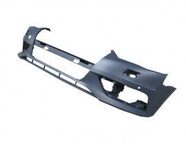 AUDI A3- HB/SB- 12/15; ÖN TAMPON GRİ ASTARLI (SİS/PANJUR/FAR YIKAMA DELİKLİ/SENSÖR DELİKLİ) (TW)