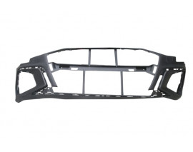 AUDI A3- SD/SB- 21/25; ÖN TAMPON ASTARLI SİYAH FAR YIKAMA KAPAKLI/SENSÖR DELİKLİ (S LINE)(TYG)