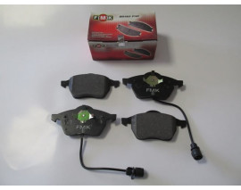 AUDI A4- 95/99; ÖN FREN BALATASI 1,8/1,9TDI/2,4/2,5TDI/2,6 (2KABLOLU)(DİSK)(156,4X73,8X19,5)(FMK)