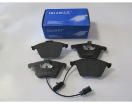 AUDI A4- 02/05; ÖN FREN BALATASI 2,0TFSI/2,7TDI(2KABLOLUDİSK)(155.2x72.7x19.3/15;6.4x73x19.3(BRAMAX)