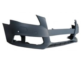 AUDI A4- 08/12; ÖN TAMPON GRİ (FAR YIKAMA/ÇEKİ DEMİRİ KAPAKLI)(SENSÖR DELİKLİ) (TYG)