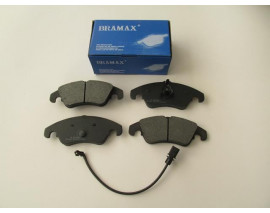 AUDI A4- 13/15; ÖN FREN BALATASI 1,8/1,8TSFI/2,0TDI(1KABLOLU)DİSK)188X73.5X17.7/18;8X73X17.7)BRAMAX)