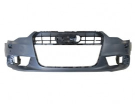 AUDI A6- 12/14; ÖN TAMPON (ASTARLI SENSÖR VE FAR YIKAMA DELİKLİ/SİS DELİKLİ) (TYG)