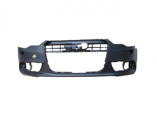 AUDI A6- 12/14; ÖN TAMPON (ASTARLI SENSÖR DELİKSİZ/FAR YIKAMA DELİKLİ/SİS DELİKLİ TW)