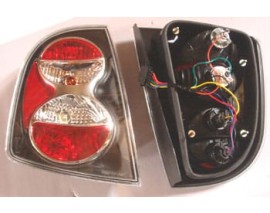 SKODA FABIA- 01/07; MODİFİYE STOP LAMBASI SAĞ/SOL SET 2 PARÇA SİYAH/KIRMIZI (HB) (TYC)