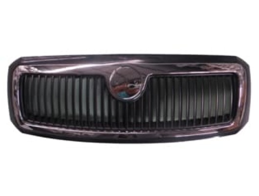 SKODA FABIA- 05/07; ÖN PANJUR GRİ NİKELAJ ÇERÇEVELİ KOMPLE (TYG)