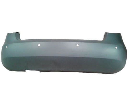 SKODA FABIA- 07/15; ARKA TAMPON GRİ (SENSÖR DELİKLİ) (TYG)