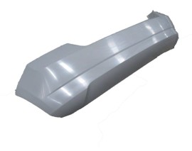 SKODA FABIA- 15/18; ARKA TAMPON GRİ (ASTARLI SENSÖR DELİKSİZ TYG)