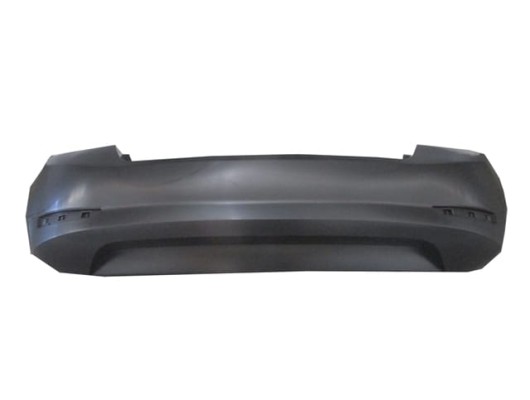 SKODA FABIA- 19/21; ARKA TAMPON SİYAH SENSÖR DELİKSİZ (TW)