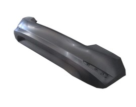 SKODA FABIA- 19/21; ARKA TAMPON SİYAH SENSÖR DELİKSİZ (TW)