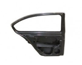 SKODA OCTAVIA- 05/09; ARKA KAPI KOMPLE SOL SİYAH (İCELİ/ÇEKOMASTİKLİ) (TW)