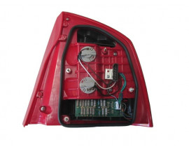 SKODA OCTAVIA- 10/12; STOP LAMBASI SOL KIRMIZI/BEYAZ LEDLİ/TESİSATLI (TW-Y)