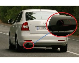 SKODA SUPERB- 09/12; KARLIK KAPAĞI SOL (EKSOZ YANI) (TW-Y)