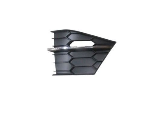 SKODA SUPERB- 15/18; ÖN TAMPON PANJURU SAĞ SİYAH (NİKELAJ ÇITALI)(TW)