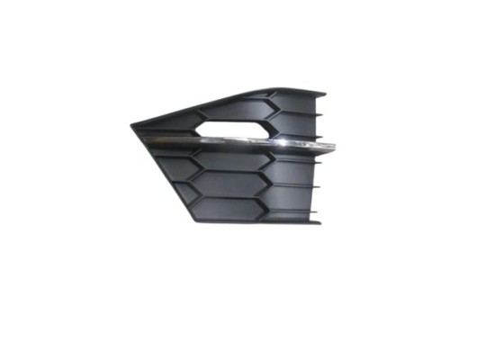 SKODA SUPERB- 15/18; ÖN TAMPON PANJURU SOL SİYAH (NİKELAJ ÇITALI)(TW)