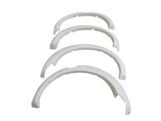 MITSUBISHI L200- PICK UP- 06/09; ÇAMURLUK AĞZI PLASTİĞİ ÖN ARKA SAĞ/SOL SET (4 PARÇA) (4X2) (FPI)