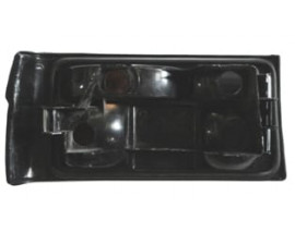 RENAULT R9- FAIRWAY- 93/96; STOP LAMBASI SAĞ (SİYAH/KIRMIZI) (DUYSUZ) (PLEKSAN)