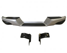 MITSUBISHI L200- PICK UP- 15/18; ARKA TAMPON GRİ/SİYAH (ORİJİNAL RENK)(BAĞLANTI BRAKETLİ)(FPI)