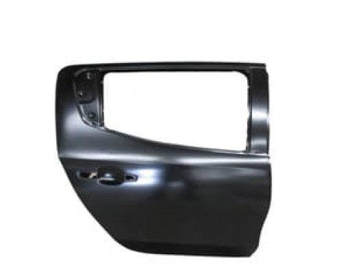 MITSUBISHI L200- PICK UP- 15/18; ARKA KAPI KOMPLE SAĞ SİYAH (İCELİ/ÇEKOMASTİKLİ)(YAN SANAYİ) (TW)