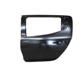 MITSUBISHI L200- PICK UP- 15/18; ARKA KAPI KOMPLE SOL SİYAH (İCELİ/ÇEKOMASTİKLİ)(YAN SANAYİ) (TW)