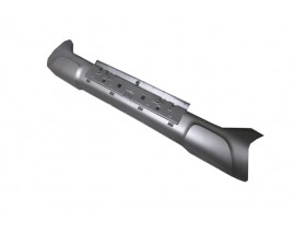 RENAULT KADJAR- 15/18; ÖN TAMPON ALT KORUMA PLASTİĞİ GÜMÜŞ GRİ (PLAKALIK BÖLÜMÜ)(TYG)