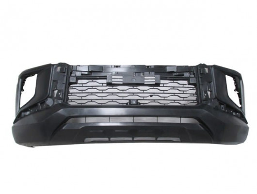 MITSUBISHI L200- PICK UP- 19/22; ÖN TAMPON SİYAH (PANJURLU/KARLIKLI/FAR YIKAMA DELİKSİZ(TYG)