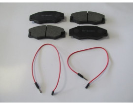 RENAULT R21- CONCORDE/MANAGER- 89/96; ÖN FREN BALATASI (2KABLOLU)(DİSK)(123X48,5X16)(BRAMAX)