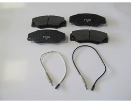 RENAULT R21- CONCORDE/MANAGER- 89/96; ÖN FREN BALATASI (2KABLOLU)(DİSK) (123X48,5X16)(FMK)