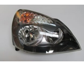 RENAULT CLIO- 2- SD/HB- 02/06; FAR LAMBASI SAĞ ELEKTRİKLİ/MOTORSUZ SİYAH 5FİŞLİ (H1/H7) (AYFAR)