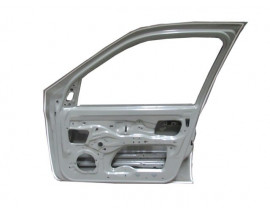 RENAULT CLIO- 2- SD/HB- 02/08; ÖN KAPI KOMPLE SAĞ BAND DELİKLİ/GRİ BOYALI (İCELİ/ÇEKOMASTİKLİ)(TW)