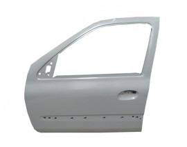 RENAULT CLIO- 2- SD/HB- 02/08; ÖN KAPI KOMPLE SOL BAND DELİKLİ/GRİ BOYALI (İCELİ/ÇEKOMASTİKLİ)(TW)