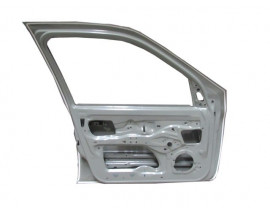 RENAULT CLIO- 2- SD/HB- 02/08; ÖN KAPI KOMPLE SOL BAND DELİKLİ/GRİ BOYALI (İCELİ/ÇEKOMASTİKLİ)(TW)