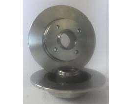 RENAULT CLIO- 3- HB- 06/09; ARKA FREN DİSKİ (DÜZ)(ADET) 1.2/1.4/1.5/1.6CC (240X8X81X4)(BRAMAX)