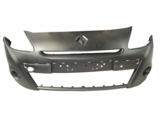 RENAULT CLIO- 3- HB- 09/12; ÖN TAMPON SİYAH (SİS/PANJUR DELİKLİ (İÇ BAĞLANTI BRAKETSİZ) TYG)