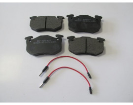 RENAULT TWINGO- 99/00; ÖN FREN BALATASI (2 KABLOLU)(DİSK)(105X54,7X15) (BRAMAX)