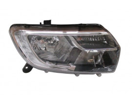 RENAULT SYMBOL- 17/21; FAR LAMBASI SAĞ MANUEL SİYAH LEDLİ (E MARKLI)