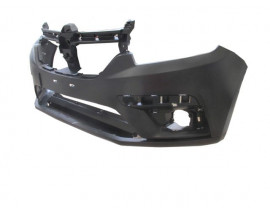 RENAULT SYMBOL- 17/21; ÖN TAMPON SİYAH (SİS/PANJUR DELİKLİ)