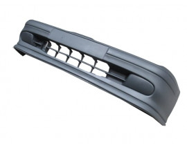 RENAULT SCENIC- 1- 96/99; ÖN TAMPON SİYAH (KÖŞELİ SİS DELİKLİ) (TYG)