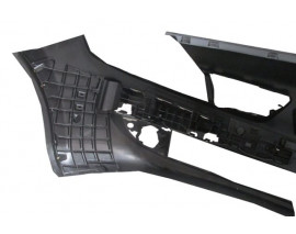 RENAULT SCENIC- 2- 07/09; ÖN TAMPON SİYAH (SİS DELİKLİ/BANT DELİKLİ)(ŞOK EMİCİSİ İLE BİRLİKTE)(TYG)