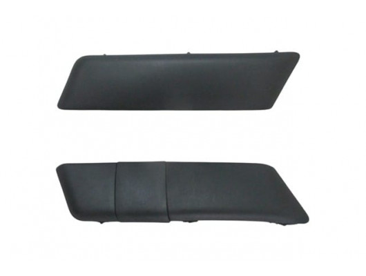 RENAULT MEGANE- 3- HB- 10/11; ÖN TAMPON BANDI SAĞ/SOL SET (2 PARÇA) SİYAH PÜTÜRLÜ TİP