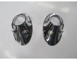 RENAULT MEGANE- 3- HB- 12/13; SİS LAMBA KAPAĞI ÇERÇEVE NİKELAJI SAĞ/SOL SET 2 PARÇA