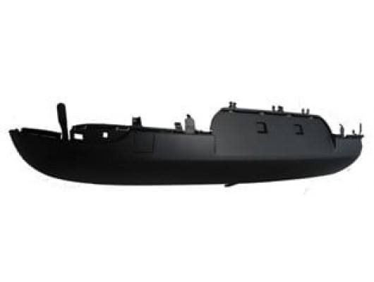 RENAULT MEGANE- 3- HB- 14/15; KARLIK (ARKA TAMPON ALTI) SIYAH (SPOILER) (TW)