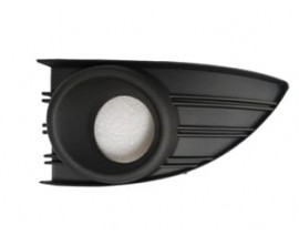 RENAULT FLUENCE- 09/12; SİS LAMBA KAPAĞI SOL SİYAH SİS DELİKLİ (SİS ÇERÇEVESİ SİYAH)