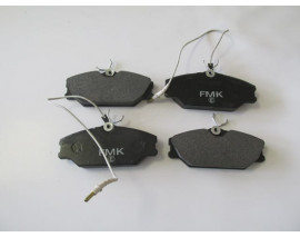 RENAULT LAGUNA- 99/01; ÖN FREN BALATASI (2 KABLOLU)(DİSK) (133X55,3X18) (FMK)