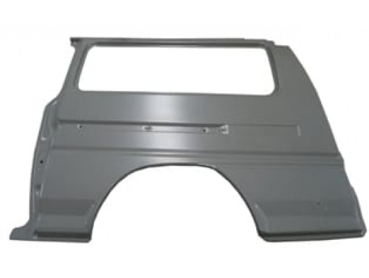 MITSUBISHI L300- MİNİBÜS- 88/09; ARKA ÇAMURLUK SOL TAVANA KADAR (CAMLI TİP)(YAN PANEL) GRİ BOYALI