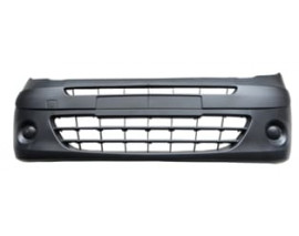 RENAULT KANGOO- 3- 08/13; ÖN TAMPON SİYAH (SİS DELİKSİZ KOMPLE BANTLI) (EUROBUMP)