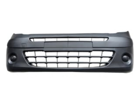 RENAULT KANGOO- 3- 08/13; ÖN TAMPON SİYAH (SİS DELİKSİZ KOMPLE BANTLI) (EUROBUMP)