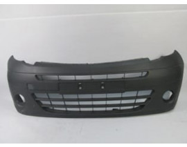 RENAULT KANGOO- 3- 08/13; ÖN TAMPON SİYAH (SİS DELİKLİ KOMPLE BANTLI) (EUROBUMP)