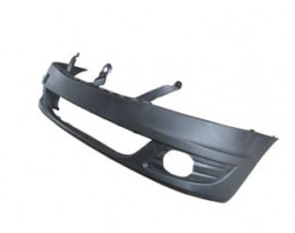 DACIA LOGAN- 09/12; ÖN TAMPON SİYAH (SİS DELİKLİ/IZGARA DELİKLİ)