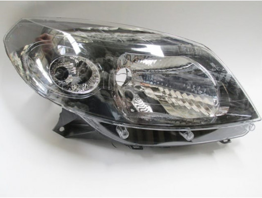 DACIA SANDERO- 09/12; FAR LAMBASI SAĞ MANUEL SİYAH (H4) (AYFAR) (E MARKLI)